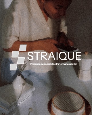 Detalhe dos bastidores da produção da Straique